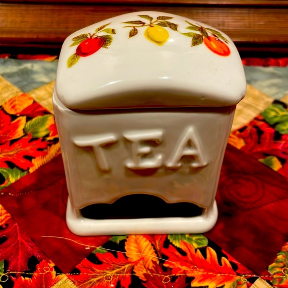 Vintage tea caddy tea dispenser - Picture 1 of 1